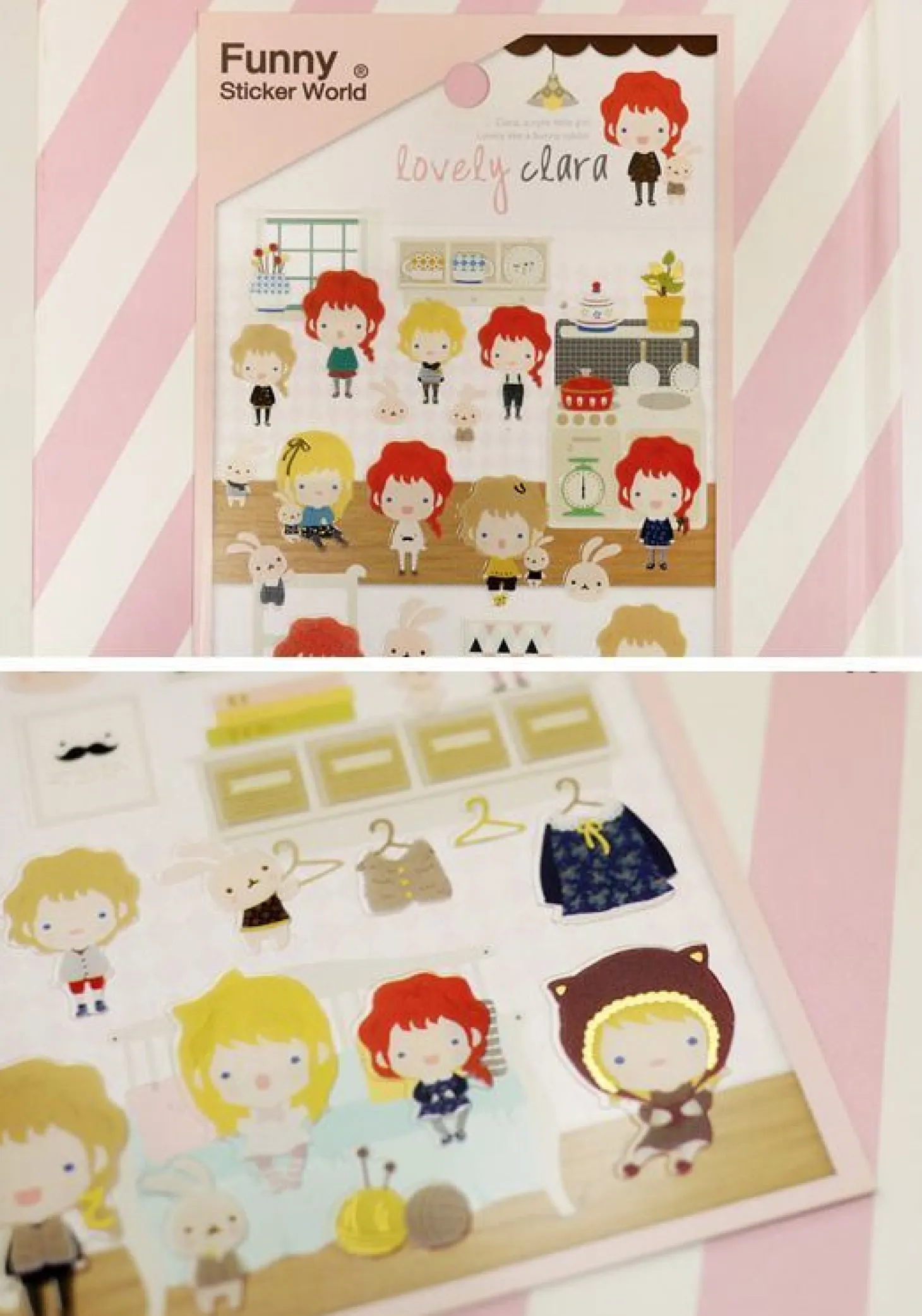 Lovely Clara Deco Sticker