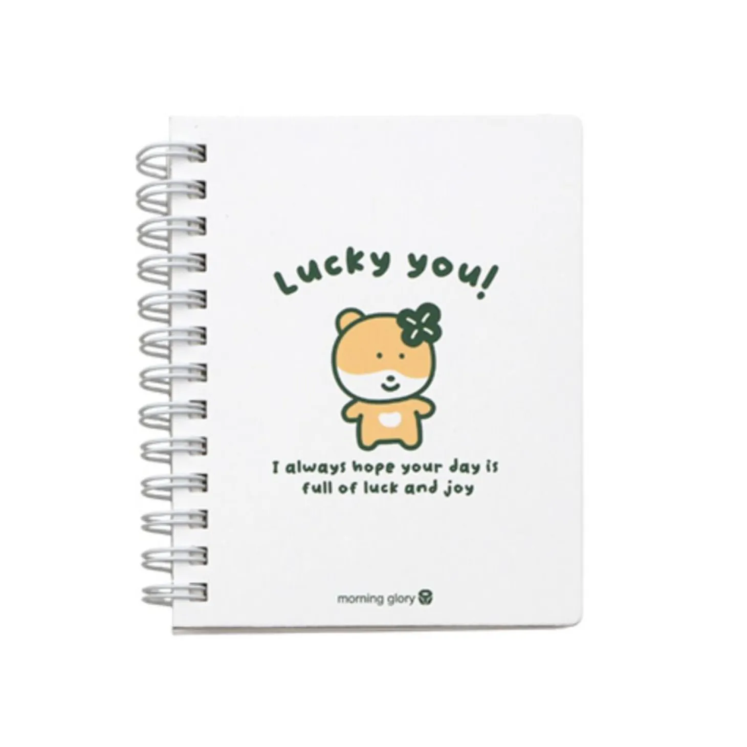 Lucky Friends Mini Spiral Lined Notebook v2