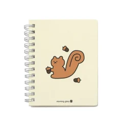 Lucky Friends Mini Spiral Lined Notebook v2