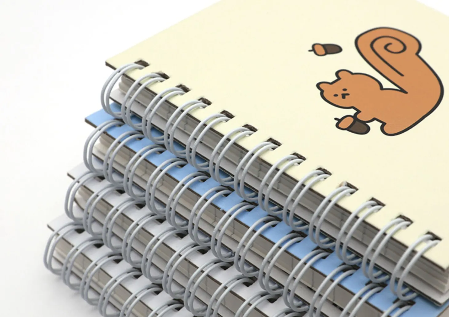 Lucky Friends Mini Spiral Lined Notebook v2