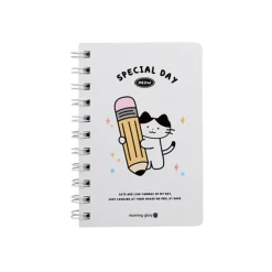 Lucky Friends Mini Spiral Lined Notebook