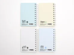 Lucky Friends Mini Spiral Lined Notebook