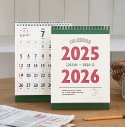 2025-2026 Lunar Retro Desk Calendar