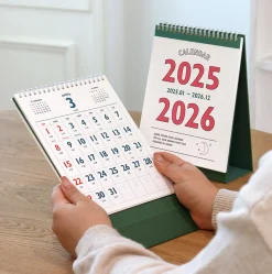 2025-2026 Lunar Retro Desk Calendar