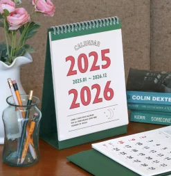 2025-2026 Lunar Retro Desk Calendar