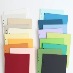 Magic Color 6 Ring A5 Plain Note Refill