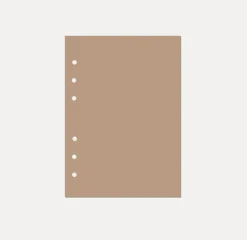 Magic Color 6 Ring A5 Plain Note Refill