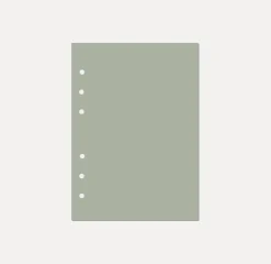 Magic Color 6 Ring A5 Plain Note Refill