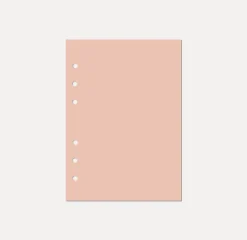 Magic Color 6 Ring A5 Plain Note Refill