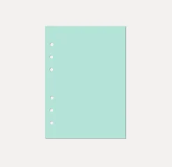 Magic Color 6 Ring A5 Plain Note Refill