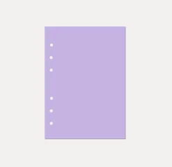 Magic Color 6 Ring A5 Plain Note Refill