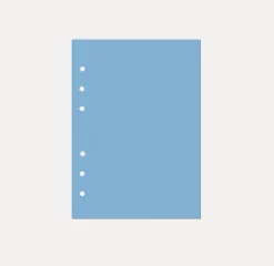 Magic Color 6 Ring A5 Plain Note Refill