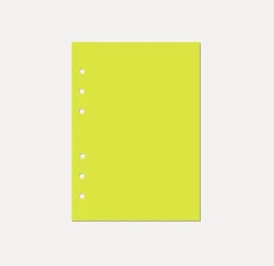 Magic Color 6 Ring A5 Plain Note Refill