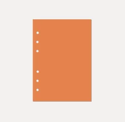 Magic Color 6 Ring A5 Plain Note Refill