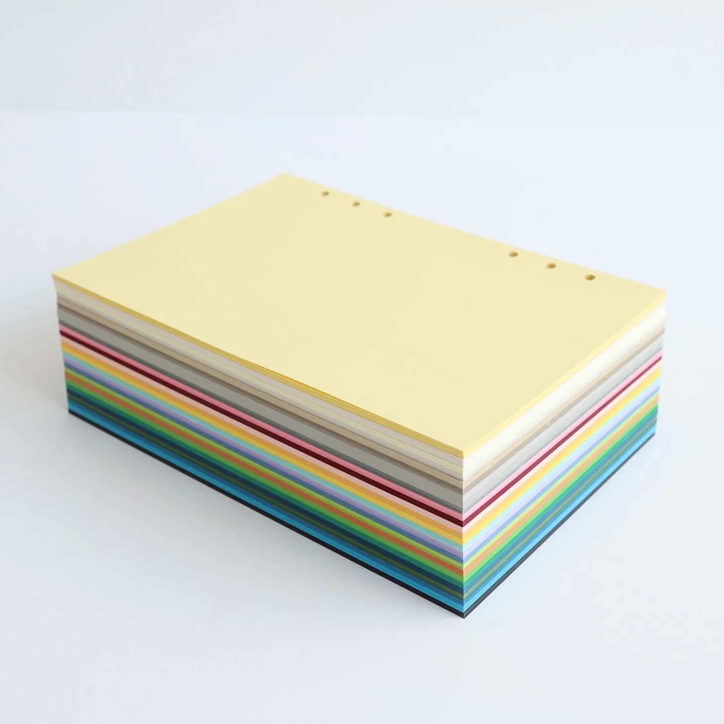 Magic Color 6 Ring A5 Plain Note Refill