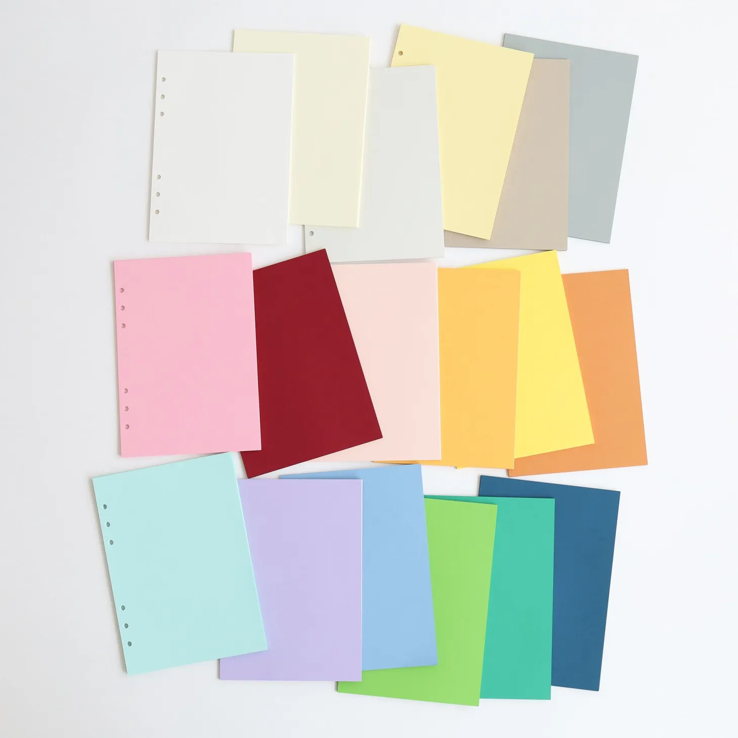 Magic Color 6 Ring A5 Plain Note Refill