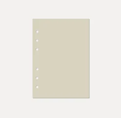 Magic Color 6 Ring A5 Plain Note Refill