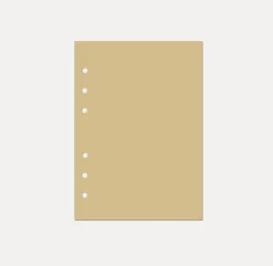 Magic Color 6 Ring A5 Plain Note Refill