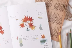 Maple Pressed Flower Sticker