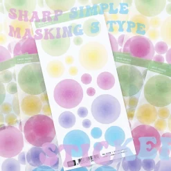 Masking Seal Paper Sticker
