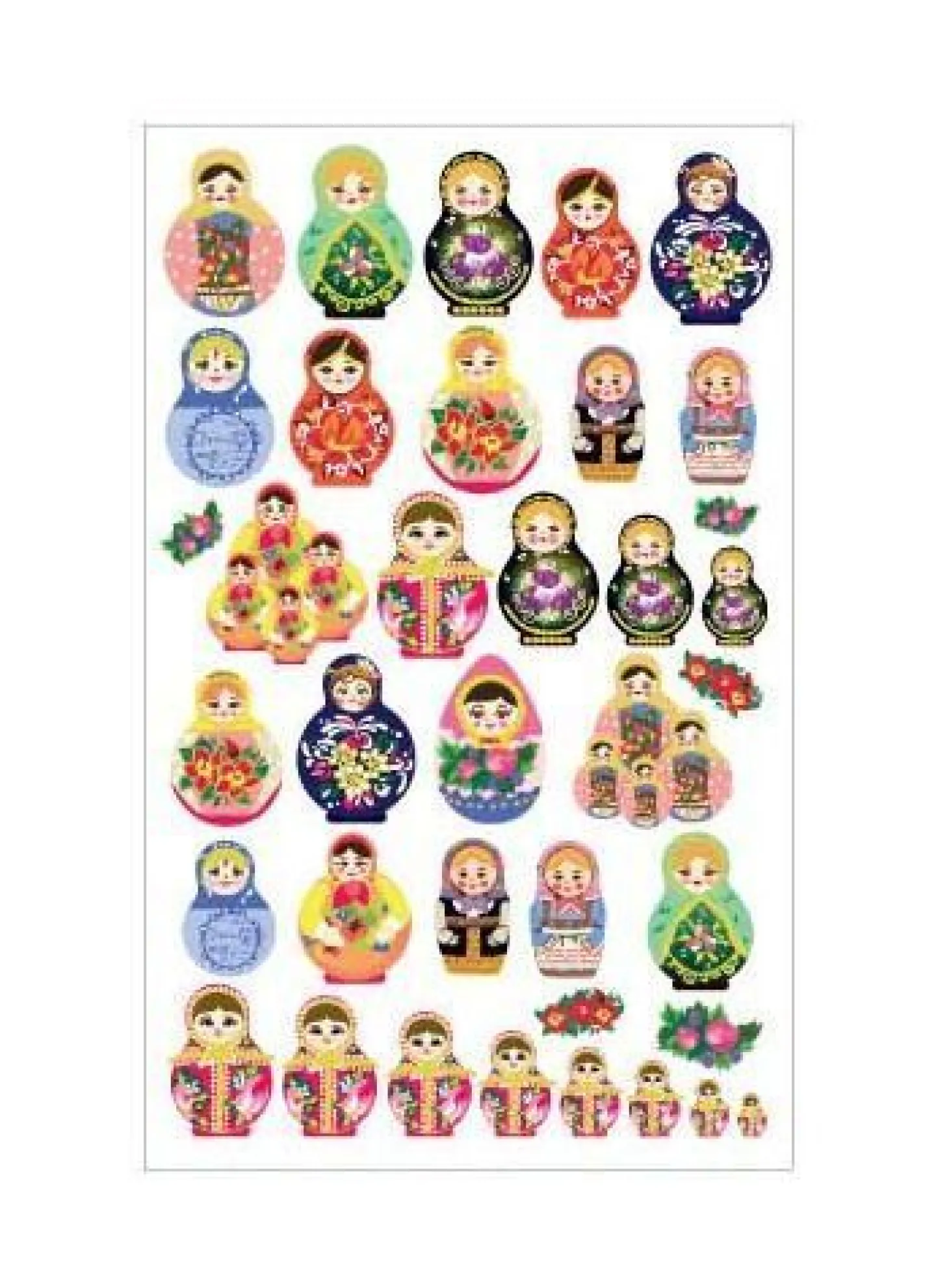 Matryoshka Deco Sticker