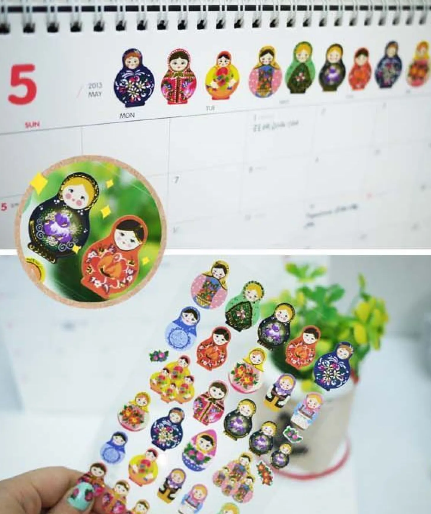Matryoshka Deco Sticker