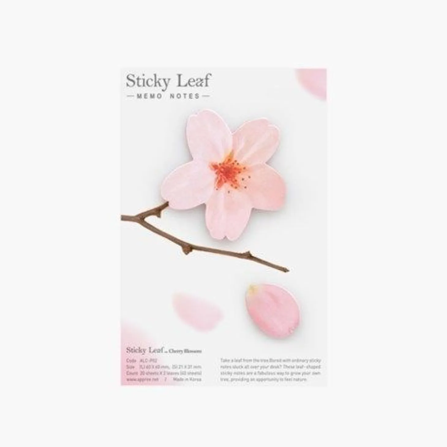 Medium Cherry Blossom Sticky Note