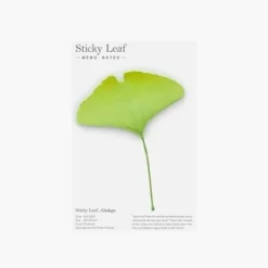 Medium Ginkgo Leaf Sticky Note