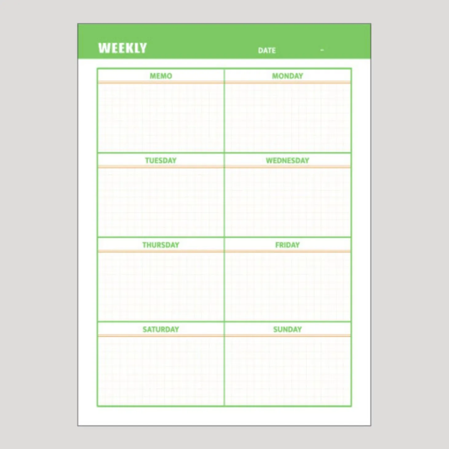 Medium Highlighter Memo Pad