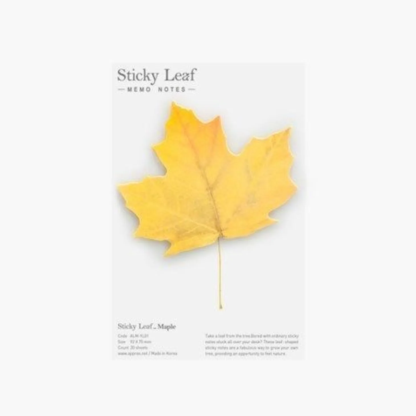 Medium Maple Leaf Sticky Note