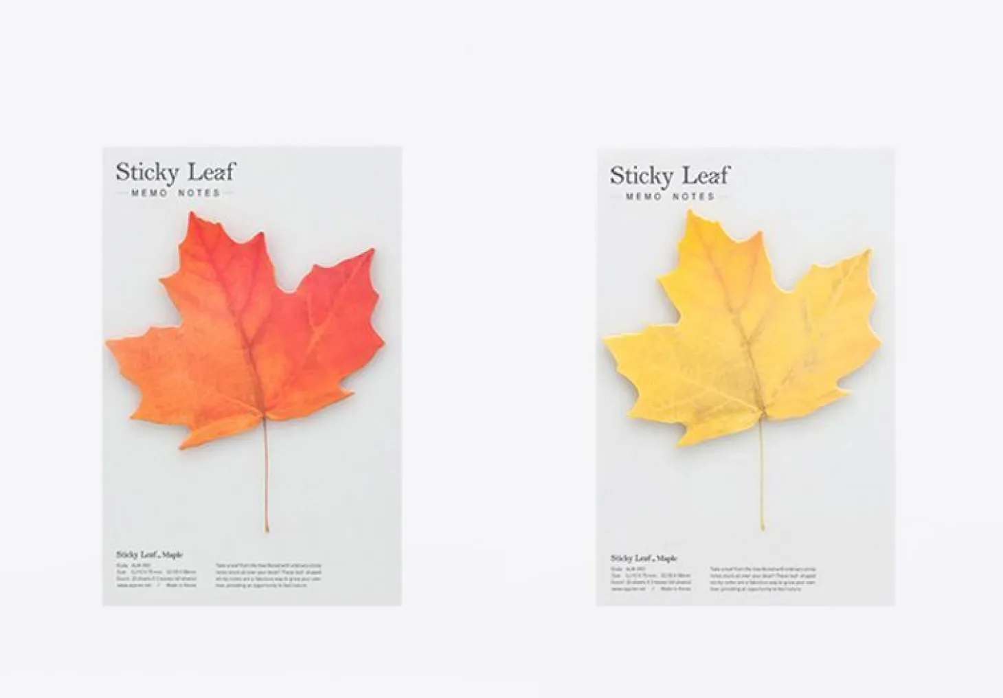 Medium Maple Leaf Sticky Note