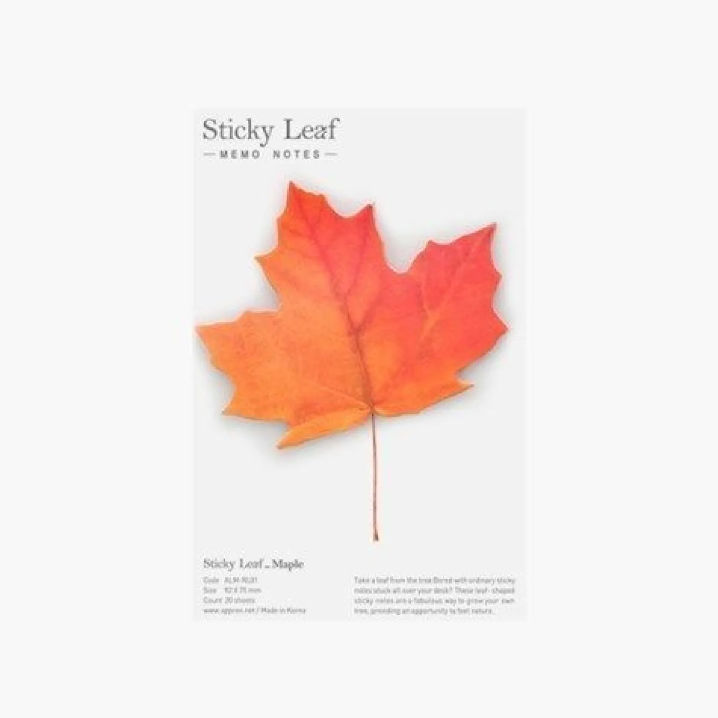 Medium Maple Leaf Sticky Note