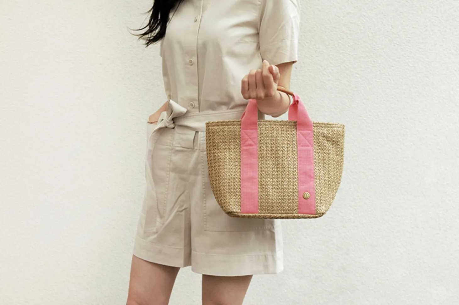Medium Rattan Cooler Bag