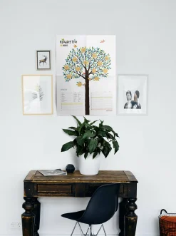 Medium Reading Tree Goal Poster & Sticker Set
