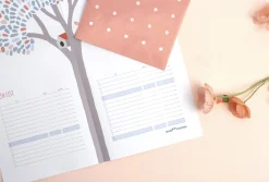 Medium Reading Tree Goal Poster & Sticker Set
