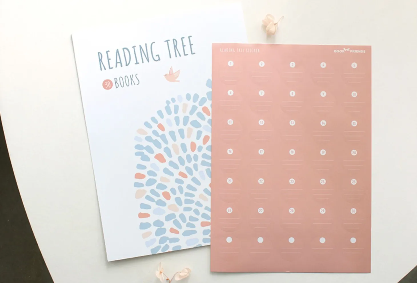 Medium Reading Tree Goal Poster & Sticker Set