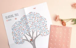 Medium Reading Tree Goal Poster & Sticker Set