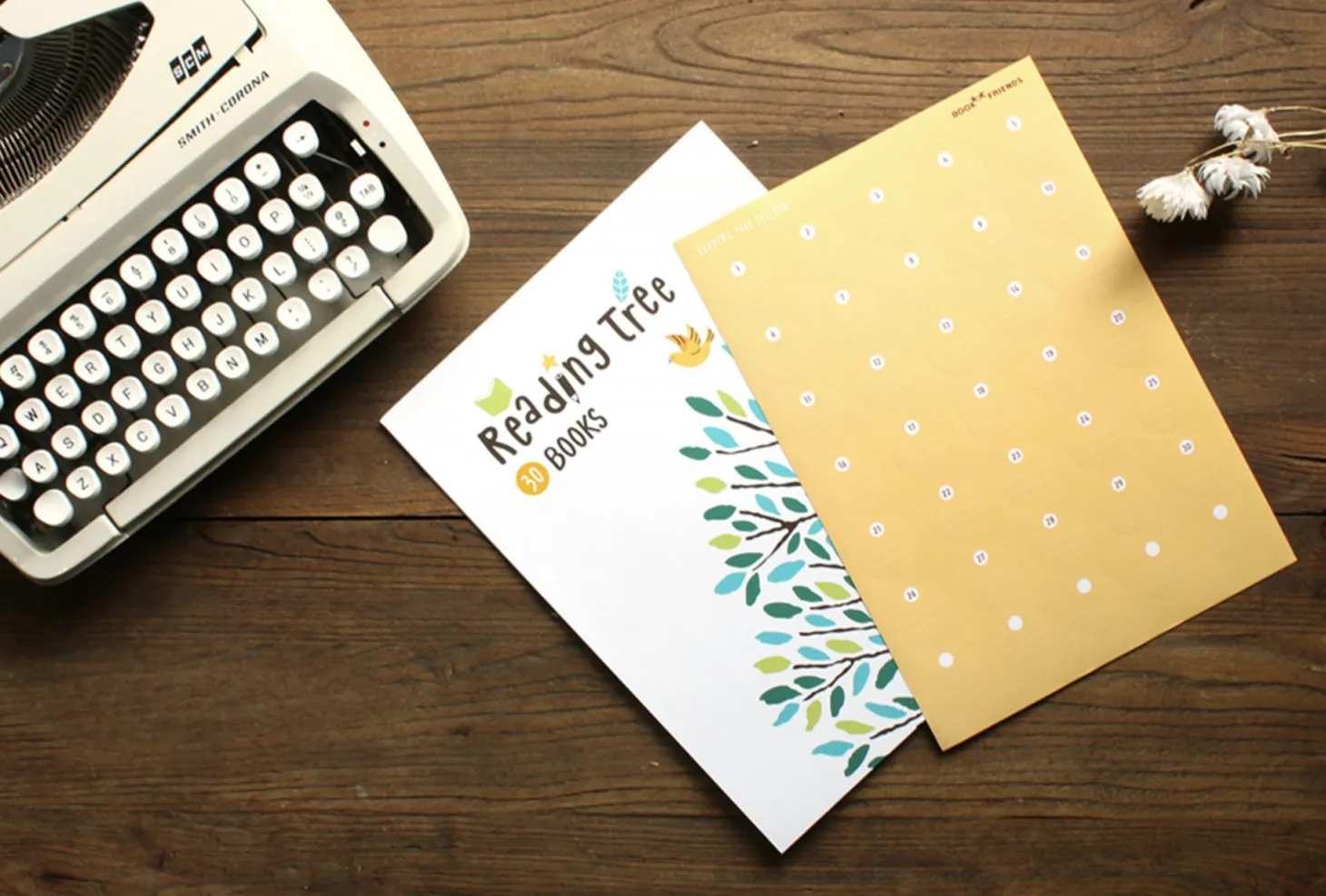 Medium Reading Tree Goal Poster & Sticker Set