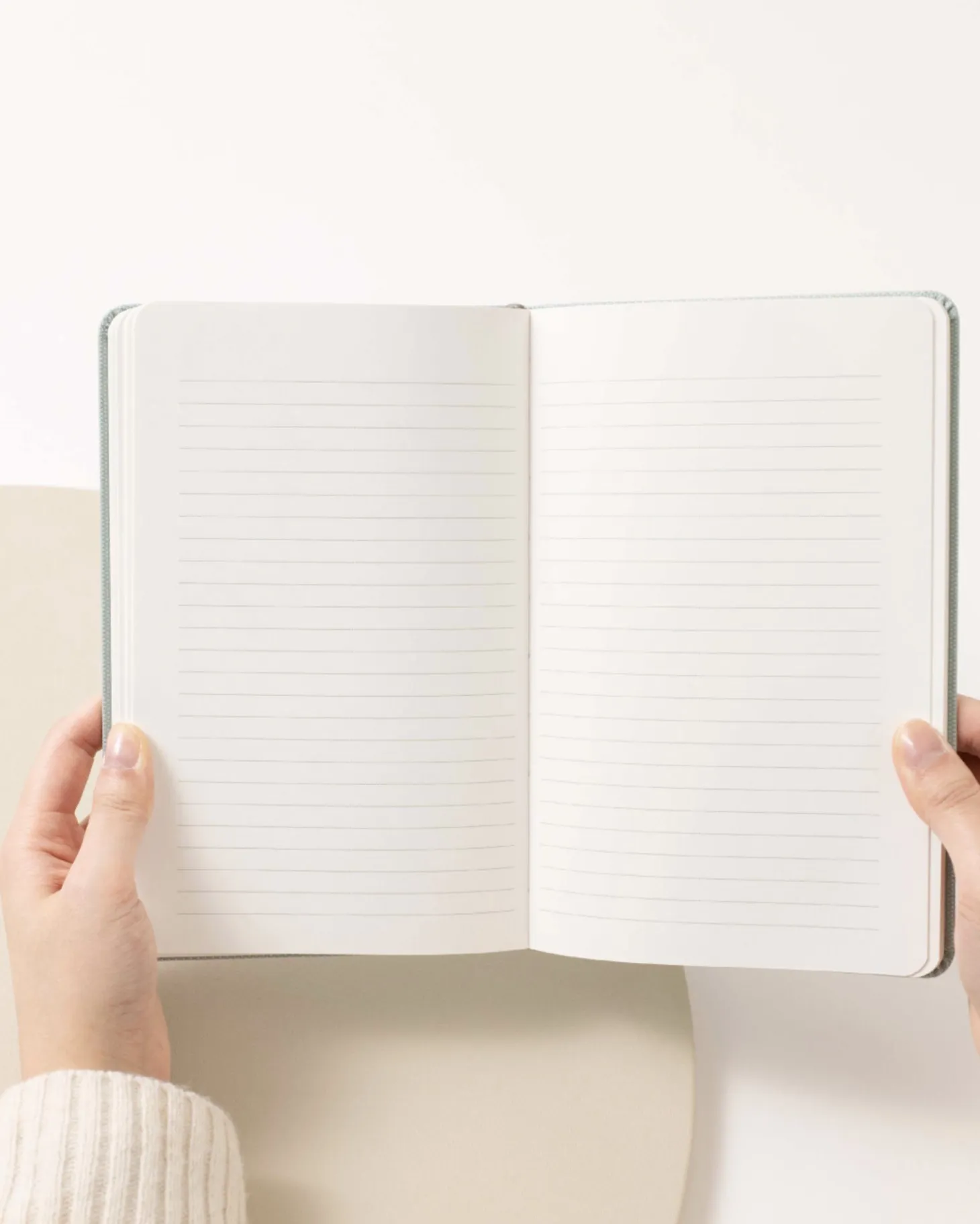 Medium Record Hardcover Lined Notebook v3