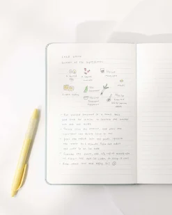 Medium Record Hardcover Lined Notebook v3