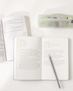Medium Record Hardcover Lined Notebook v3