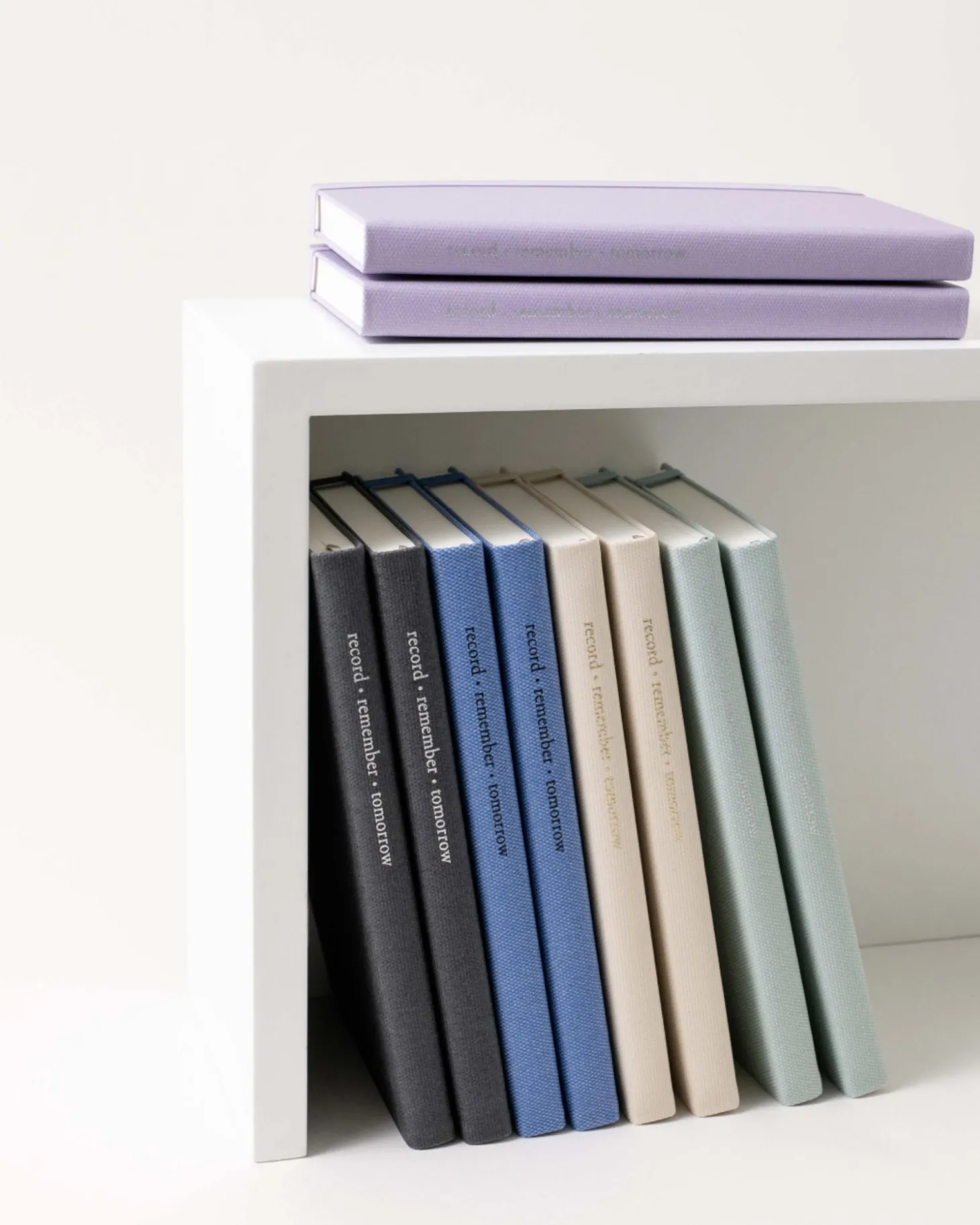 Medium Record Hardcover Lined Notebook v3