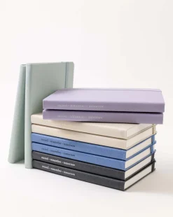 Medium Record Hardcover Lined Notebook v3