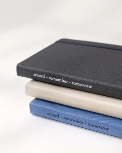 Medium Record Hardcover Lined Notebook v3