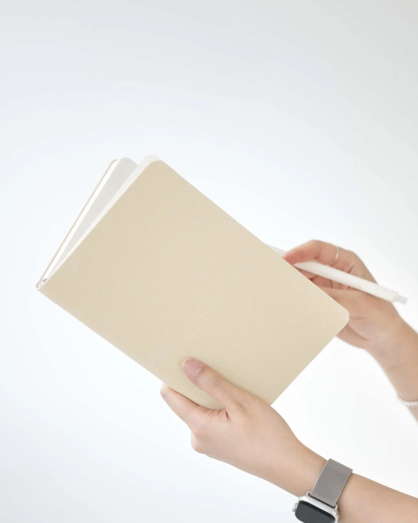 Medium Record Hardcover Lined Notebook v3