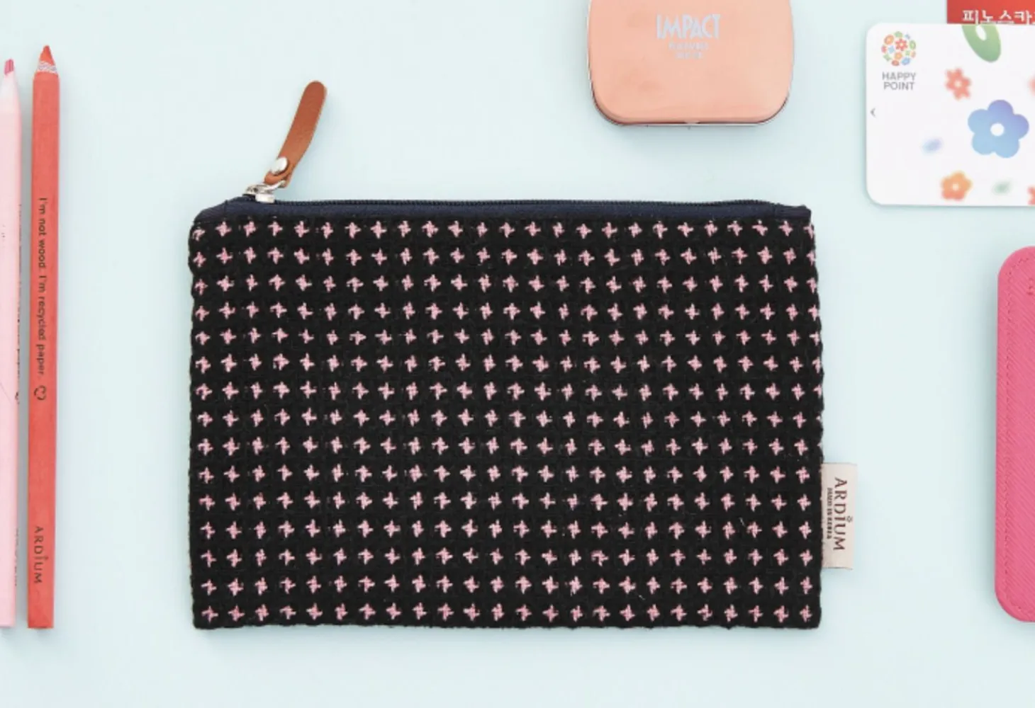 Medium Wool Flat Pouch