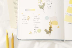 Mimosa Pressed Flower Sticker