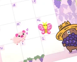 Mini Animal Puffy Deco Sticker
