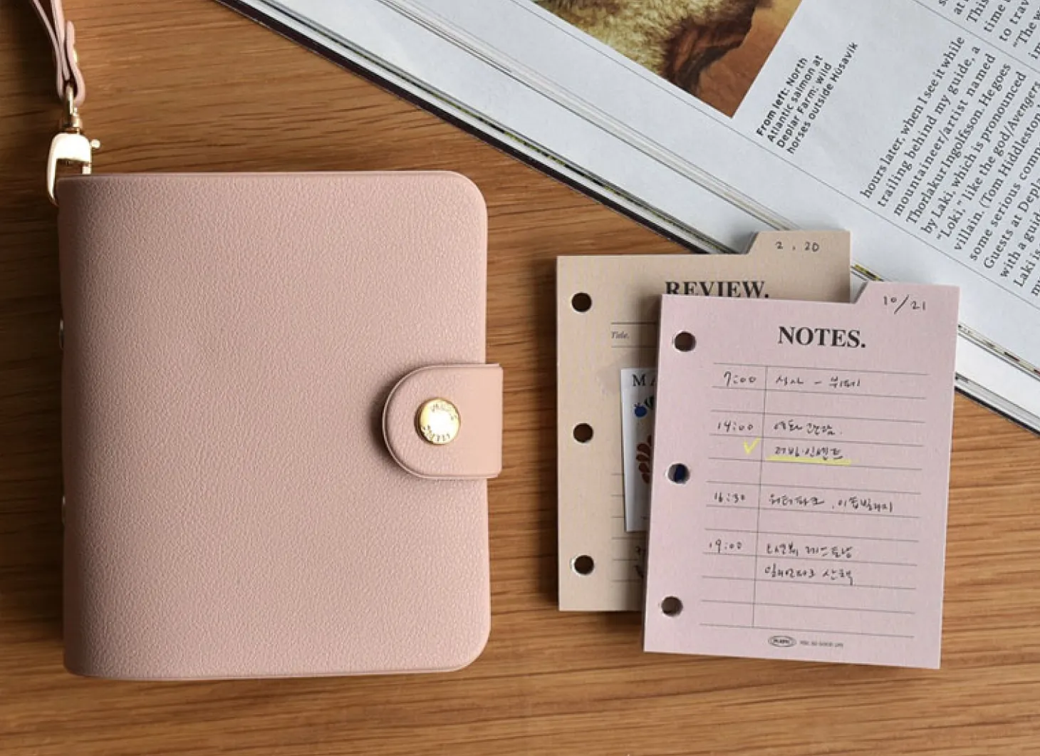 Mini Classy 3 Ring Index Planner Refill