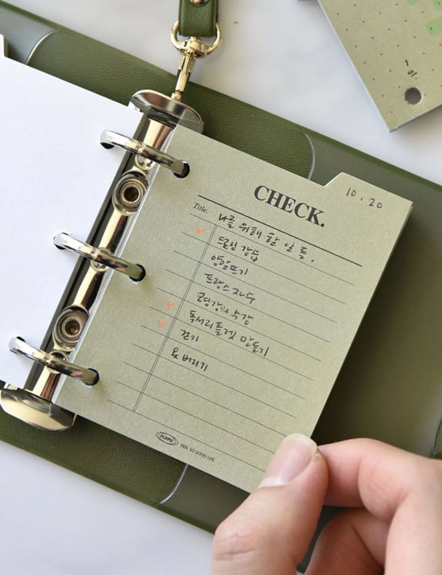 Mini Classy 3 Ring Index Planner Refill